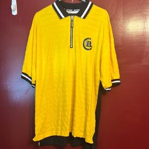boss by l.g. design yellow shirt size large